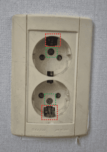 사진1. 기존 콘센트 이미지