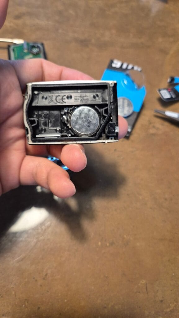 K7 차키 배터리 교체 후 자리잡은 후 이미지